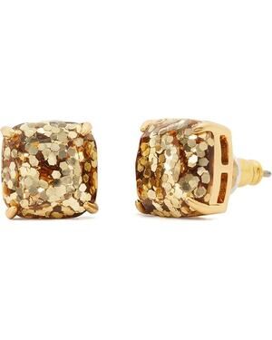 BOGO FREE GUMDROP GLITTER STUD EARRINGS SILVER & Gold